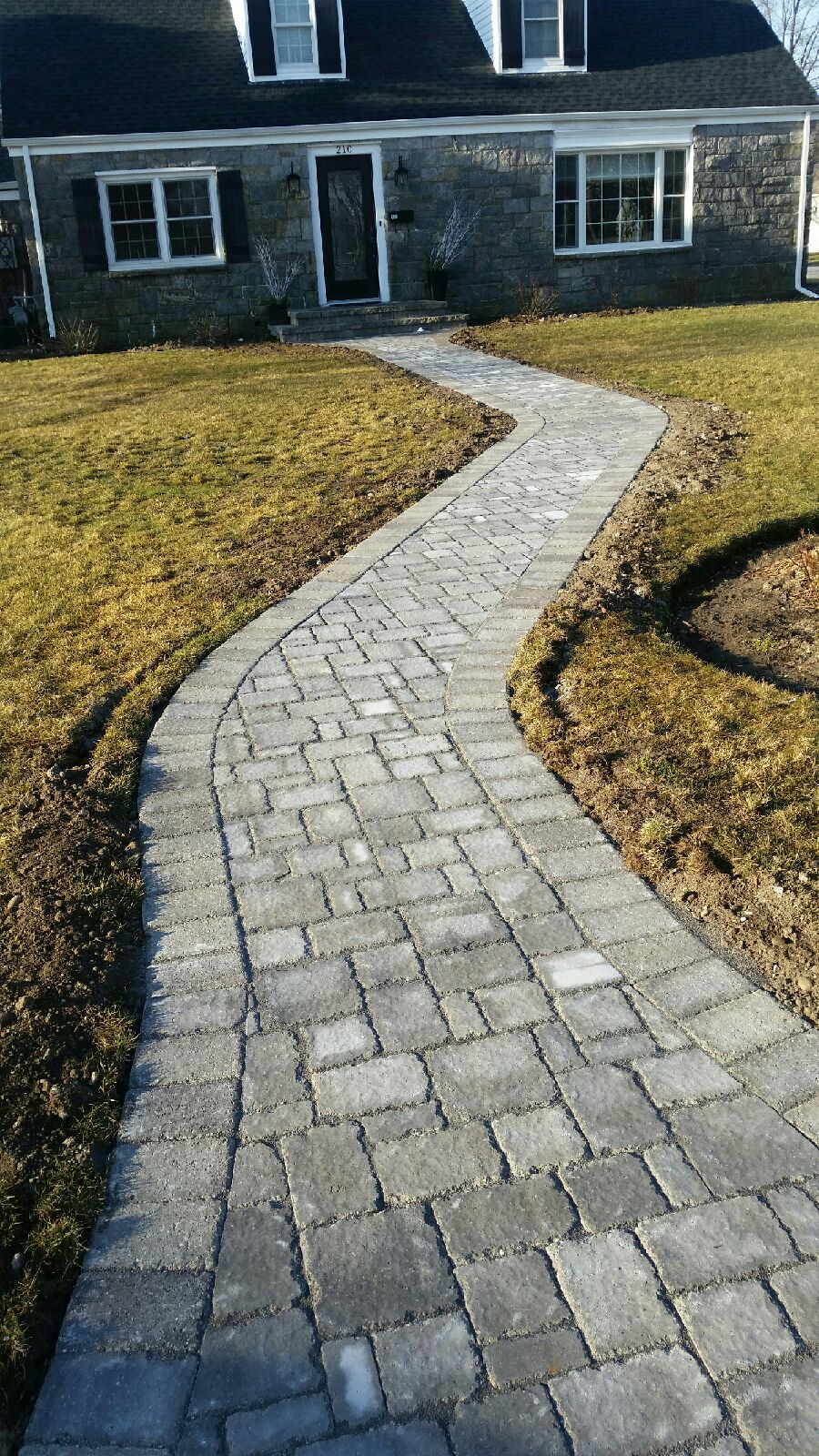 Custom Paver Walkway Bayport New York